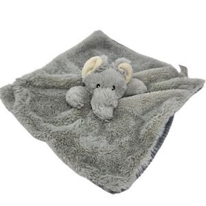 Maxx Marketing Elephant Gray Lovey Security Baby Blanket Comfort Stuffed Animal